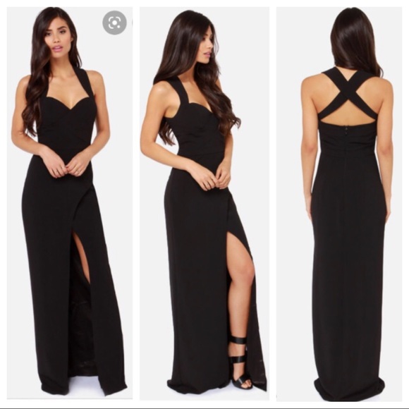 Bariano Australia Dresses & Skirts - NWOT Bariano Katja Black Maxi Dress